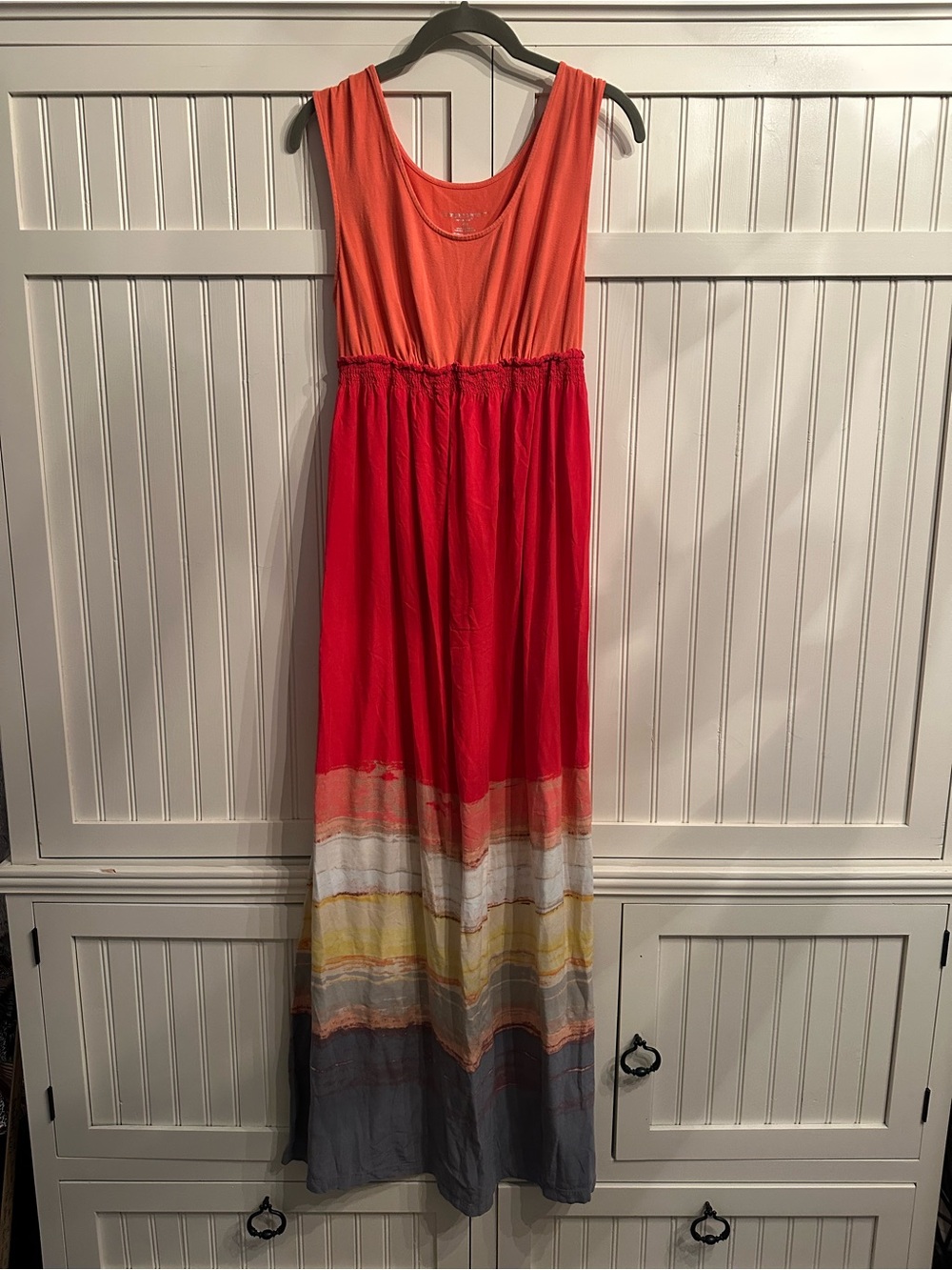 Liz Lange for Target Orange and Red Ombre Maxi Dress